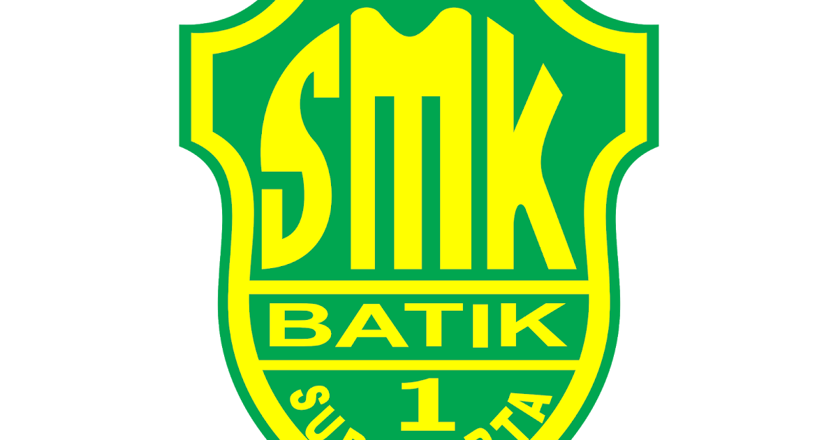 Logo Smk Batik 1 Surakarta Vector Cdr Png Hd Gudril Logo Tempat Nya Download Logo Cdr