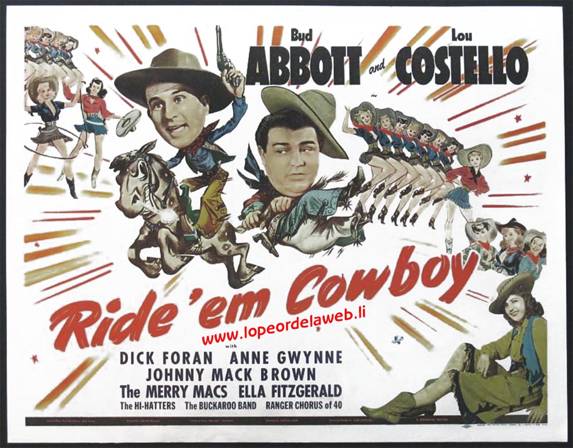 Galopa, Muchacho! (1942/Abbott y Costello/Ride 'Em Cowboy)