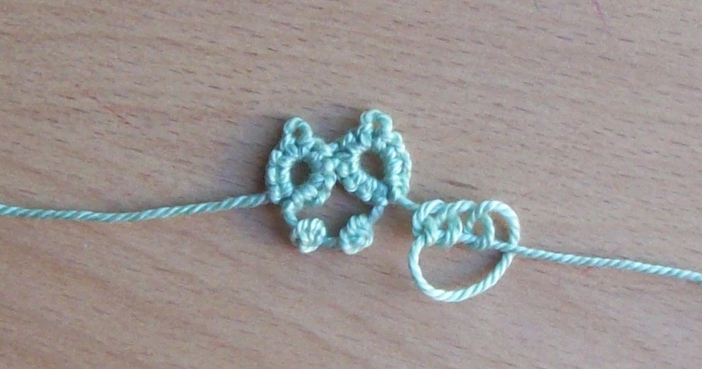 Daniela Mendola Tatting how to make Josephine Knot Chiacchierino