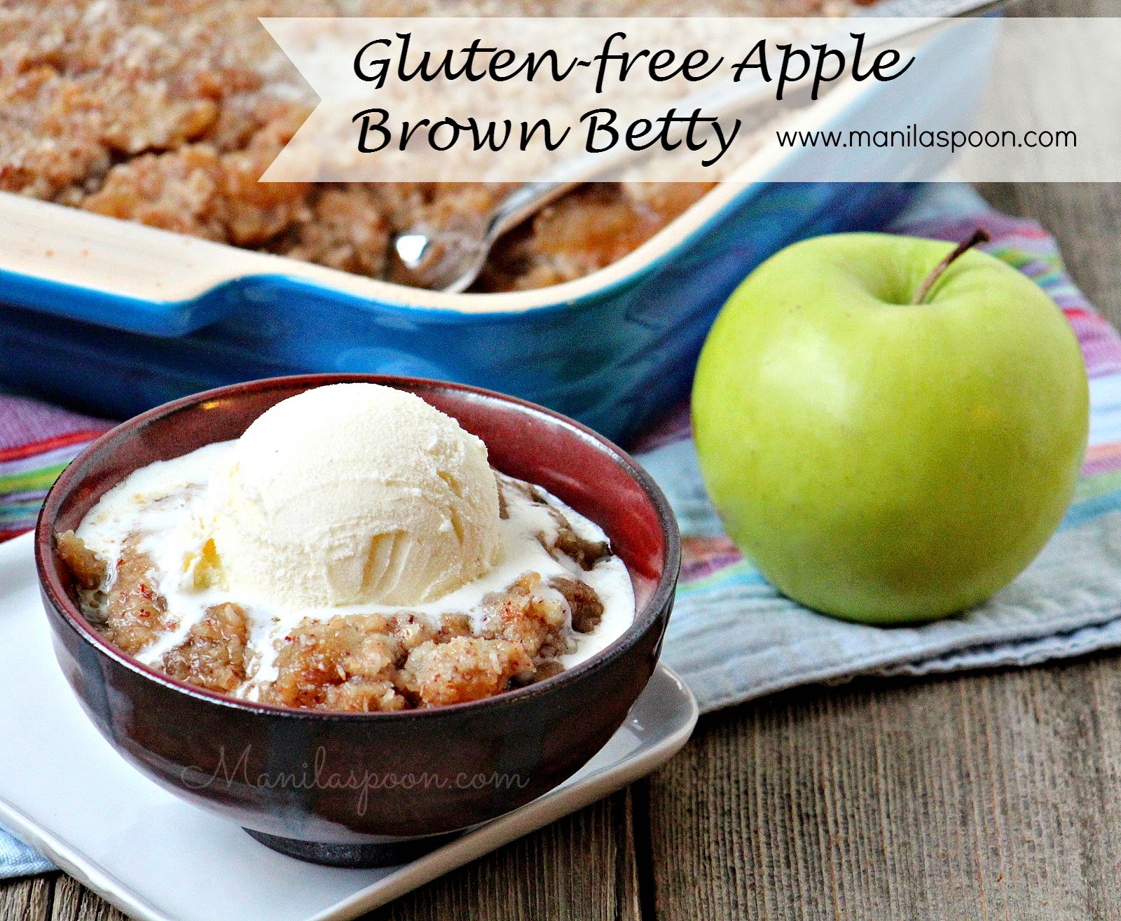 Gluten-free Apple Brown Betty