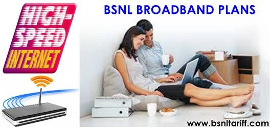 Unlimited BSNL Broadband plans bandwidth-download speed increased