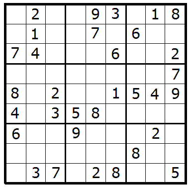 Sudoku, más de imágenes para e imprimir | Nuevo Móvil