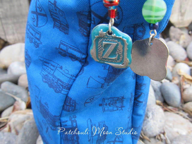 Patchouli Moon Studio~ Filigree Double Zip Pouch