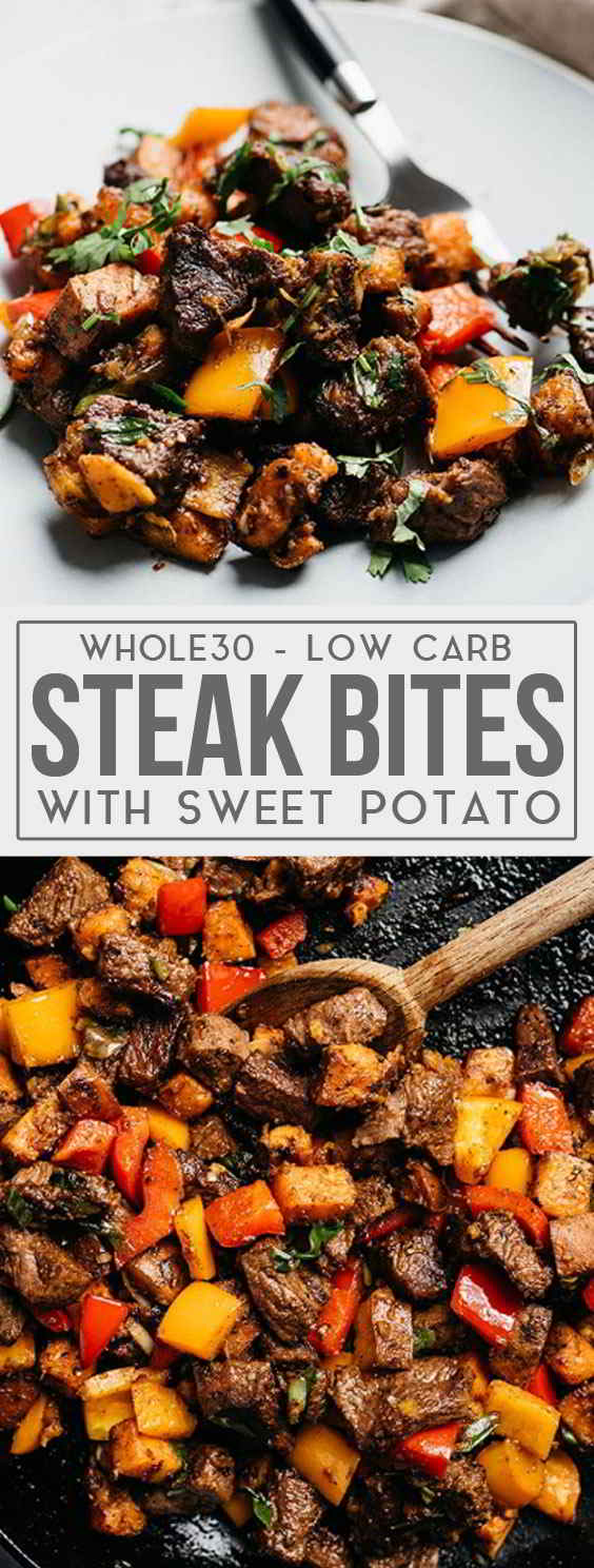 Whole30 Steak Bites With Sweet Potatoes And Peppers My Zuperrr Kitchen