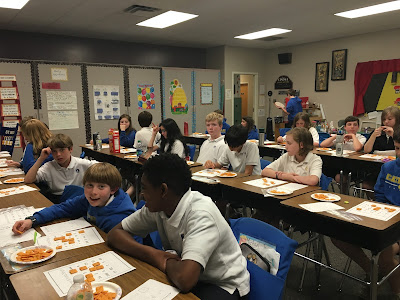 Montgomery Catholic 6th Graders Celebrate Square Root Day April 4, 2016 3