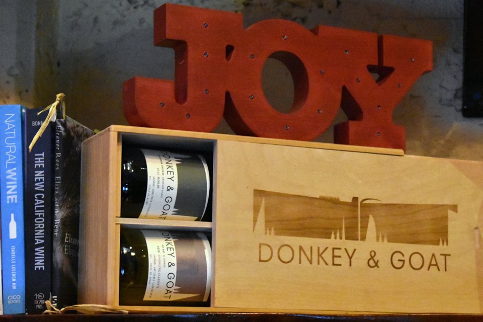 Chicken and Waffles + Donkey & Goat's Chardonnay