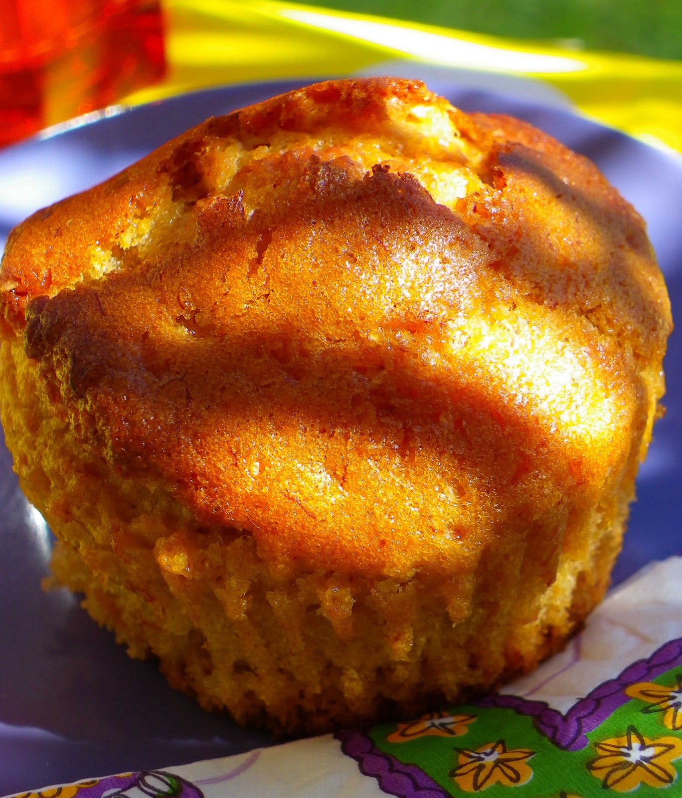 Cocinamiga Muffins de plátano* y naranja sin leche, sin huevo, sin