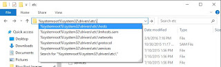 Windows Host File Path