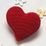 patron gratis corazon amigurumi | free pattern amigurumi heart 