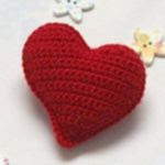 patron gratis corazon amigurumi | free pattern amigurumi heart