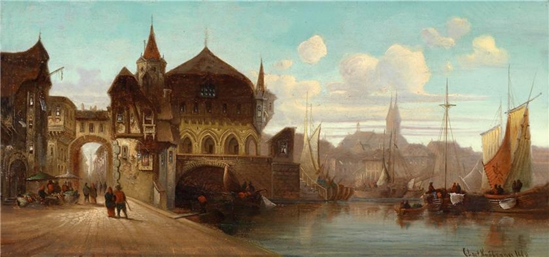 Karl Kaufmann 1843-1901 | Venetian Scene painter Karl Kaufmann 1843-1901 | Venetian Scene painter