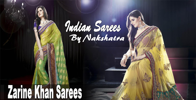 Zarine Khan Sarees By Nakshatra