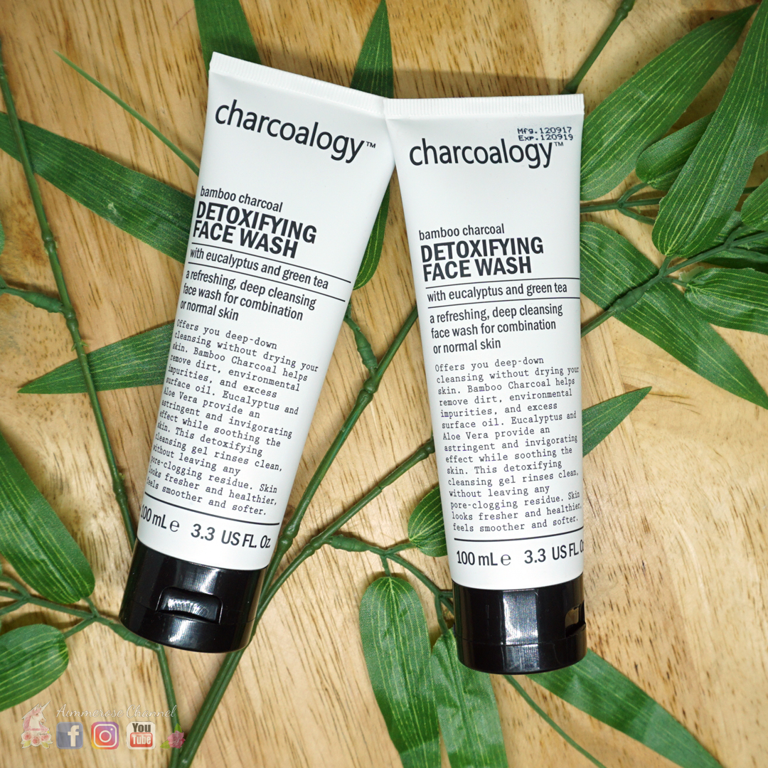 charcoalogy detoxifying face wash