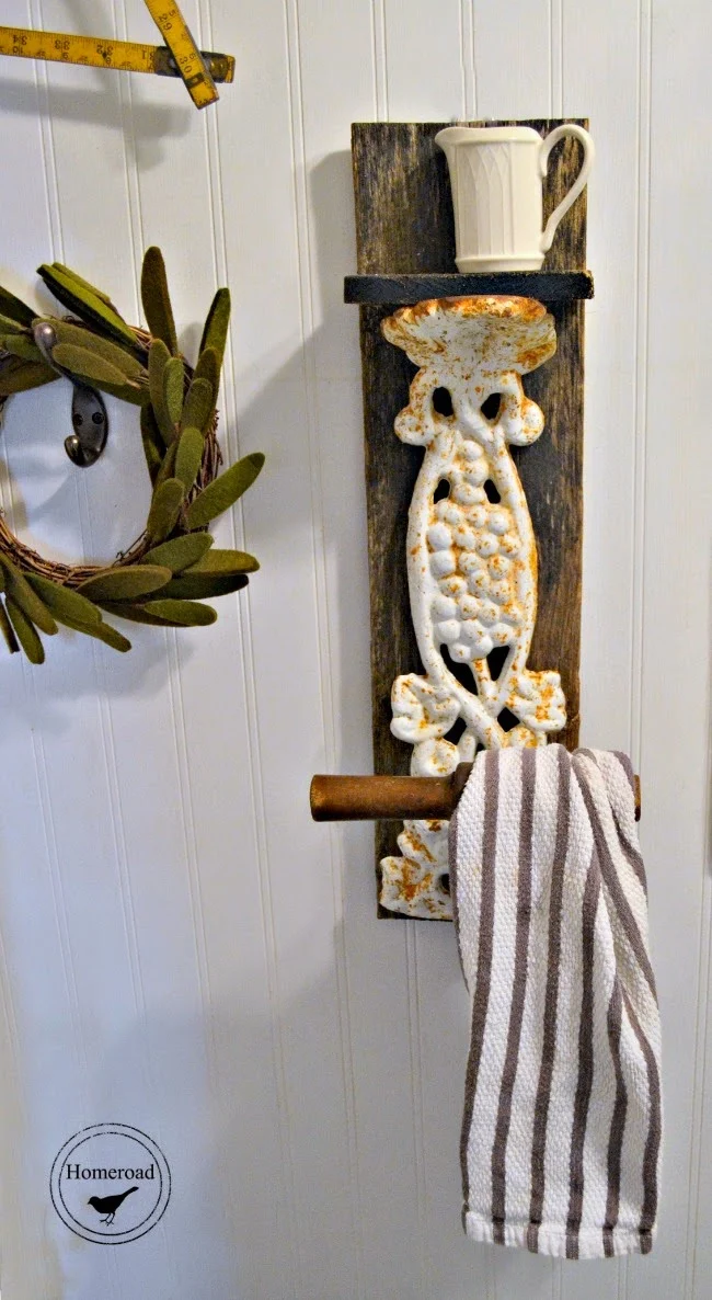  a unique repurposed towel hook www.homeroad.net