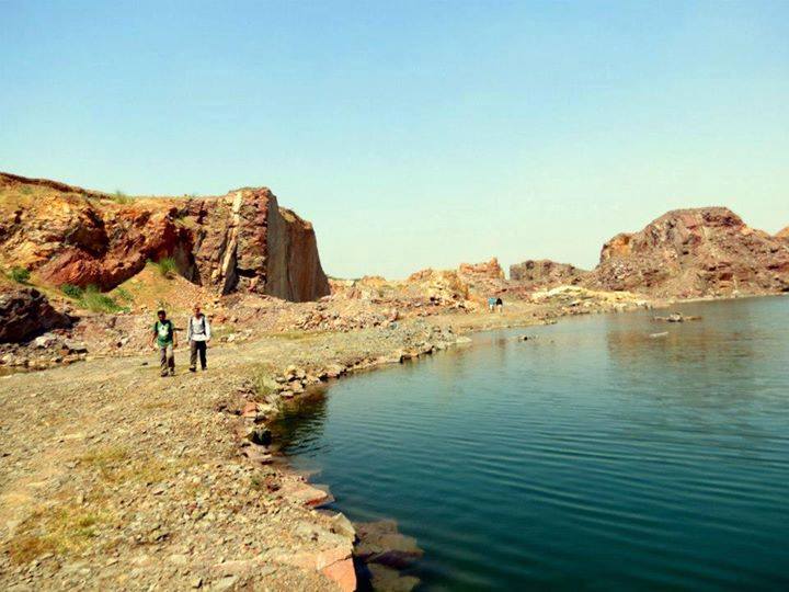 Pristine lakes in the Aravallis near Delhi