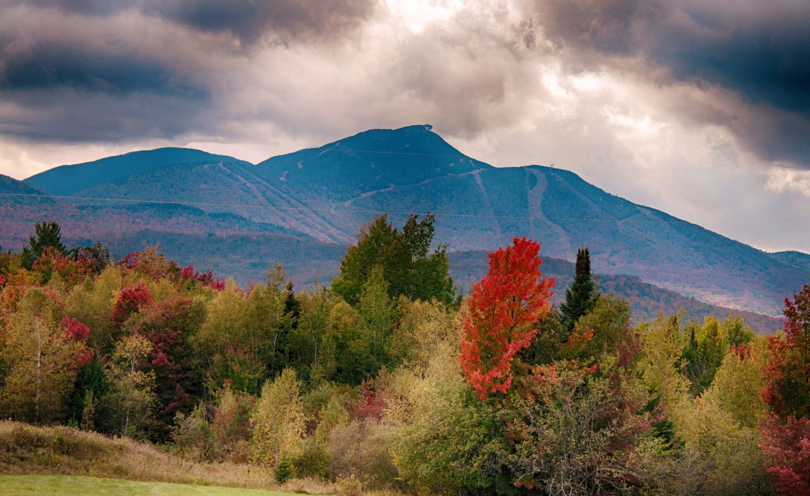 Carol's View Of New England Four Corner Falls Jay VT/ River Road