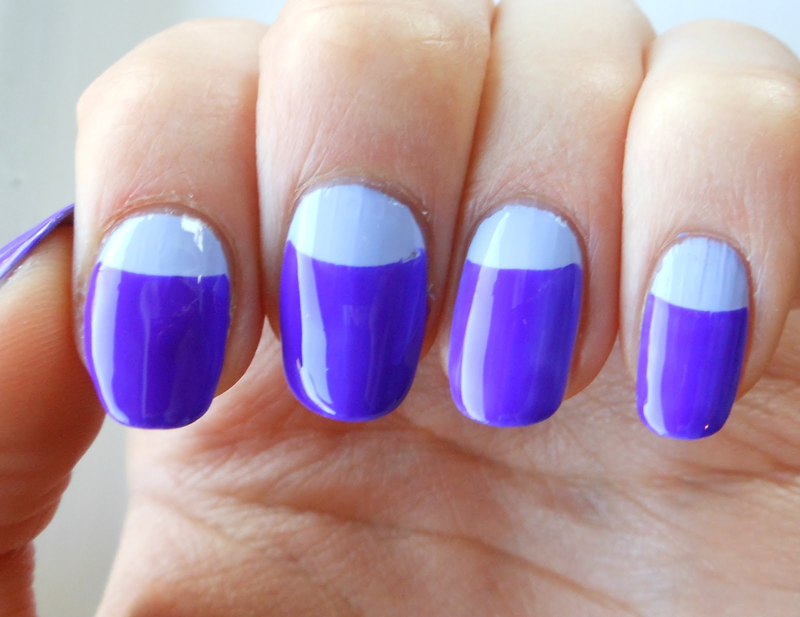 Two-Tone Nail Design - wide 11