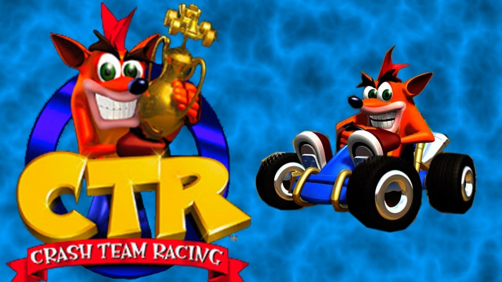 Crash Team Racing time trial....