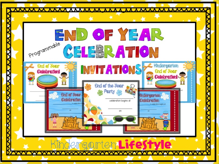 Freebielicious End of Year Celebration Invitations