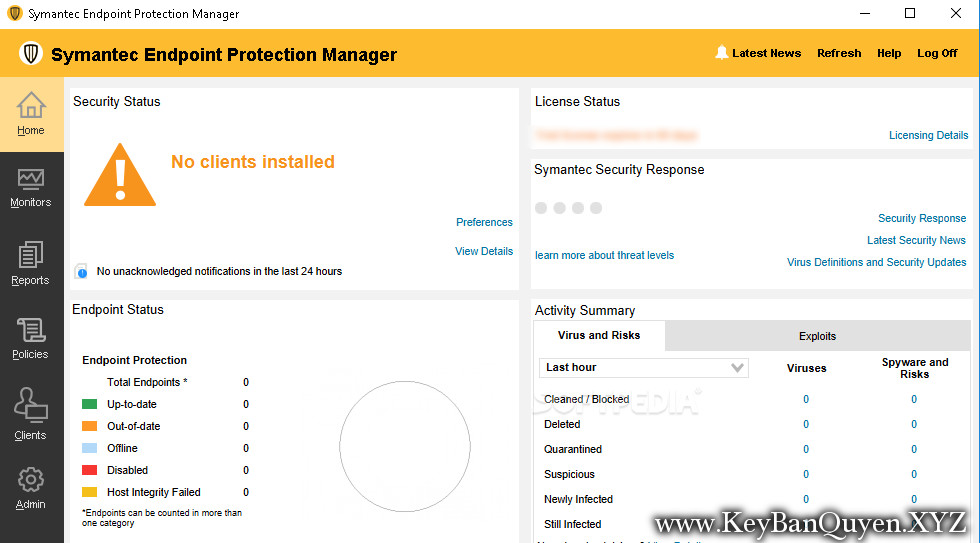 Symantec Endpoint Protection 14.2.1023.0100 Full Key, Phần mềm diệt Virus cho máy chủ.