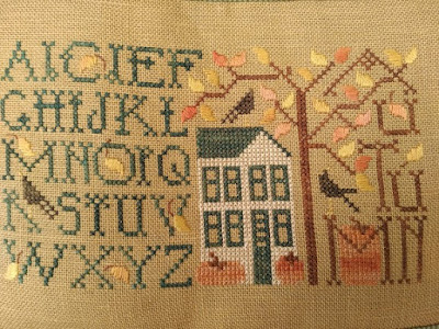 Alforja neceser alforja neceser, necessaire brodeuse, bordado, punto cruz, embroidery, broderie, punto cruz, cross stitch, The Drawn Thread, simply autumn, otoño, automne