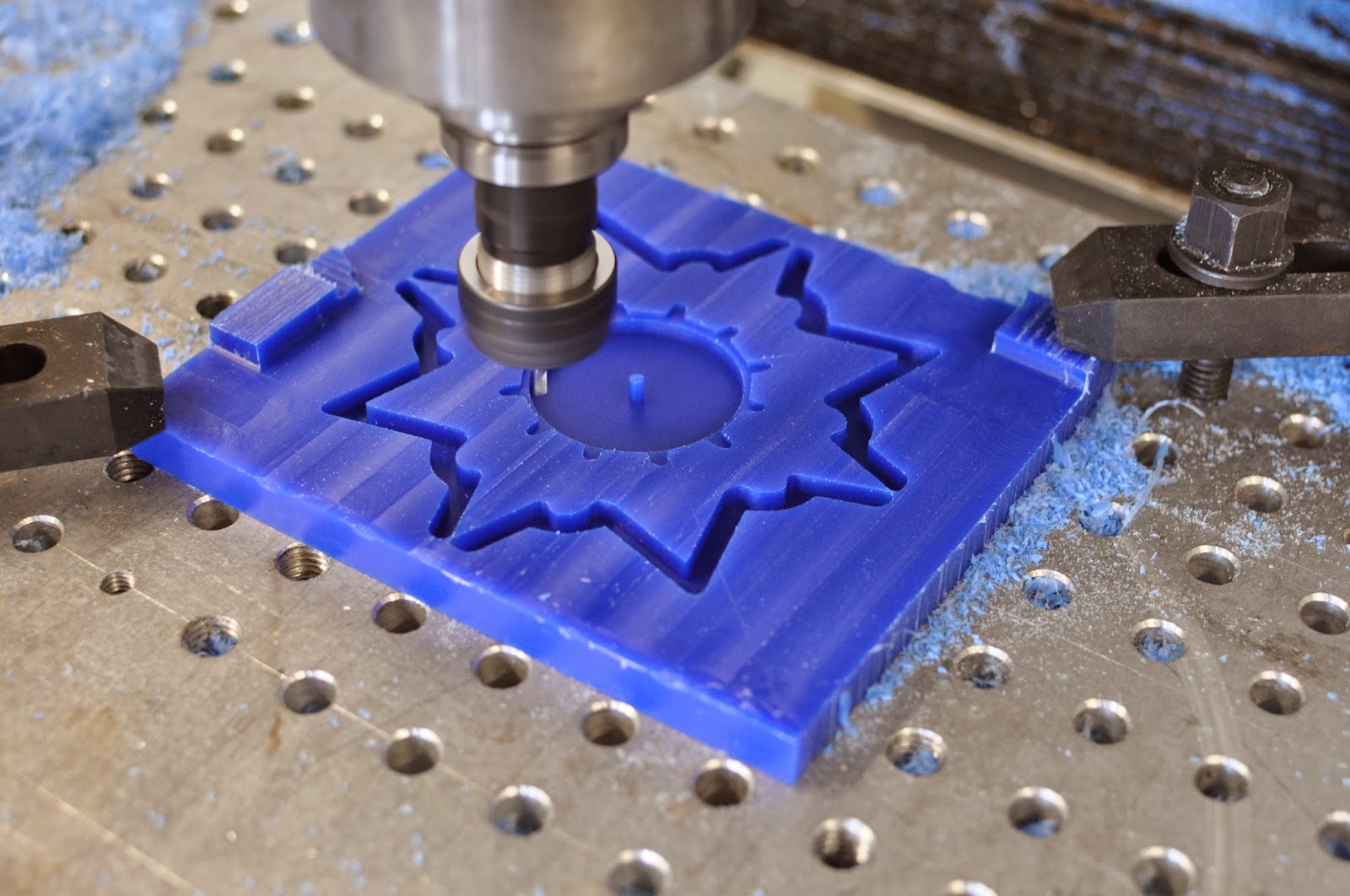 handverker cnc'd wax pendant