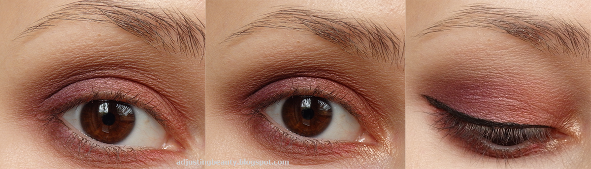 Red purple fall makeup - Adjusting Beauty