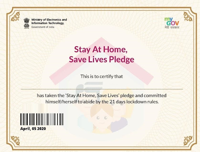 India Fights Corona: How to get Stay At Home certificate India Fights Corona: How to get Stay At Home certificate