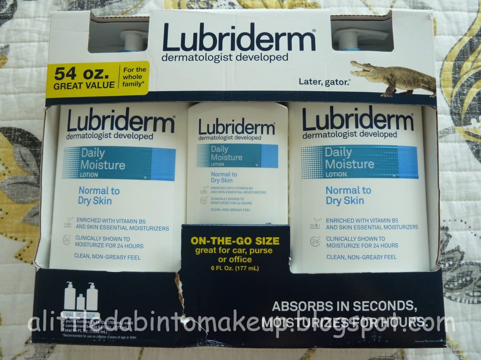 Of Toys and Co Lubriderm Daily Moisture Lotion