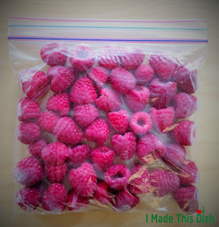 Cách bảo quản đông lạnh Phúc Bồn Tử/Mâm Xôi để sử dụng trái tưới được lâu hơn Freezingberries-imtd23