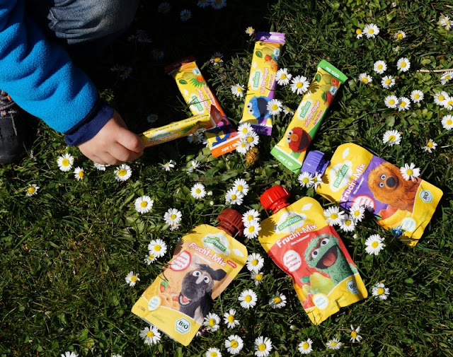 Vom Spielen, Schiffe gucken, Picknicken und Fähre fahren am Nord-Ostsee-Kanal. Picknick Bio Produkte Sesamstrasse: Leckere gesunde Snacks für Kinder Erwachsene ohne Zucker kein Zucker Früchte-Riegel Quetschies Tee Kekse Cookies Obst Gemüse Mix