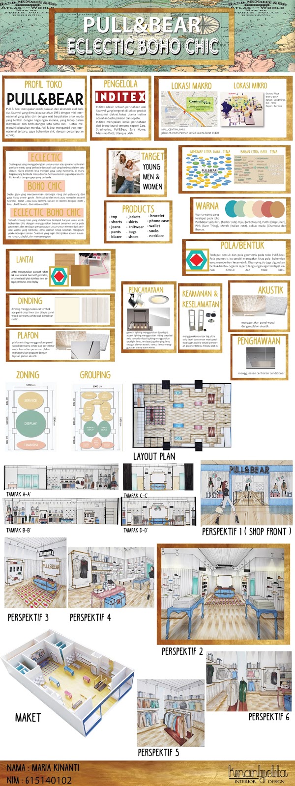 Banner UAS Teknik Presentasi, Prodi Desain Interior, FSRD UNTAR