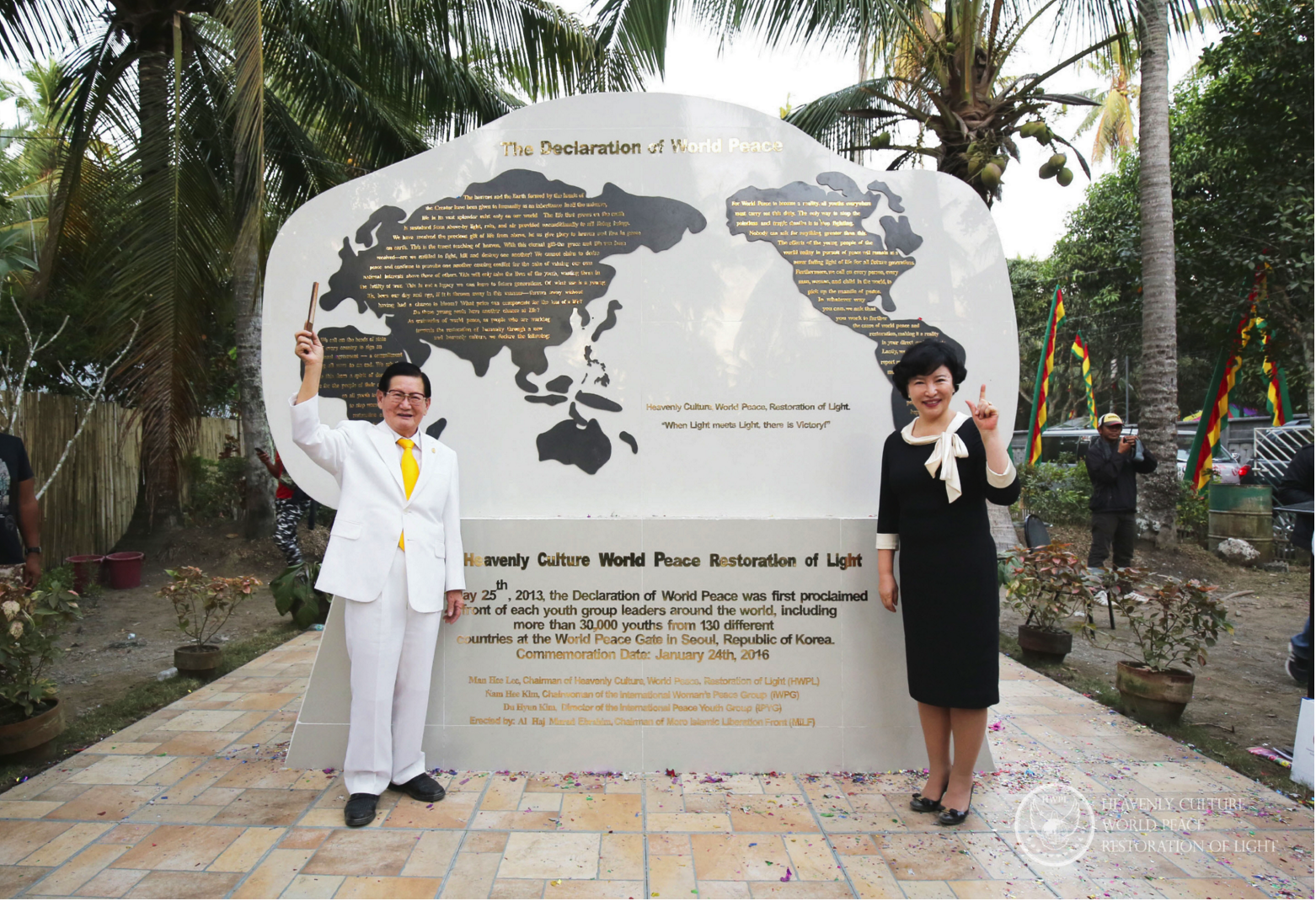 Peace on Earth The Declaration of World Peace monument in Philippines