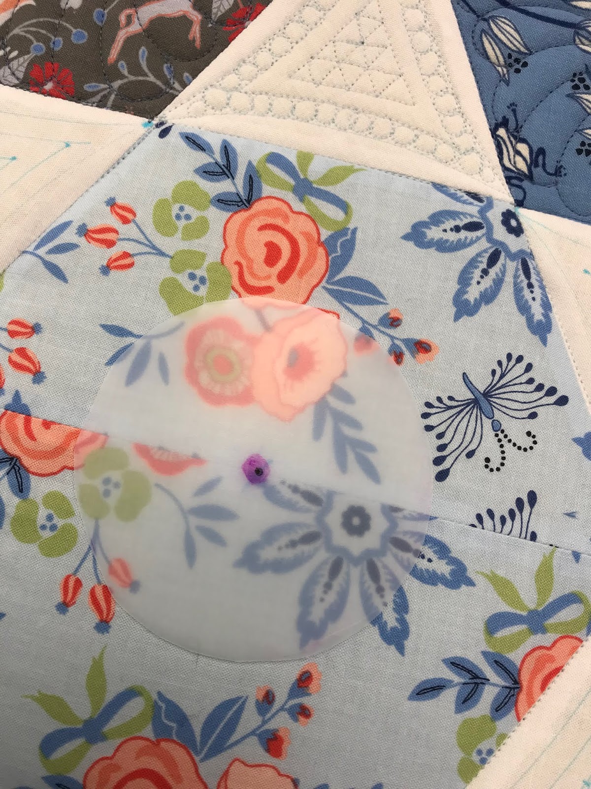 Sue Daurio's Quilting Marking a quilt Becky's quilt