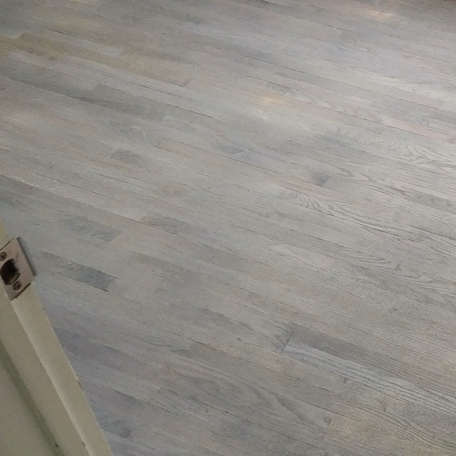from Gardners 2 Bergers DIY Driftwood Gray White Oak Floor