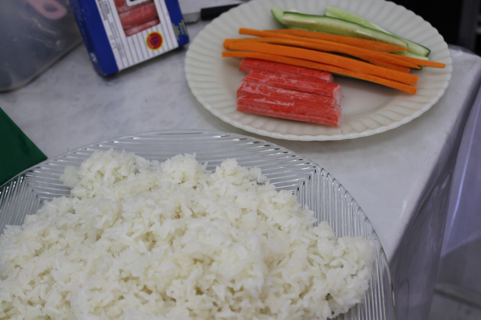 Mely's kitchen Sushi with Crab Sticks