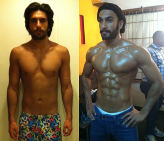Shirtless Bollywood Men: Ranveer Singh