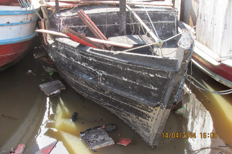 Depois do acidente com Barcos no Igarapé das Mulheres-Amapá