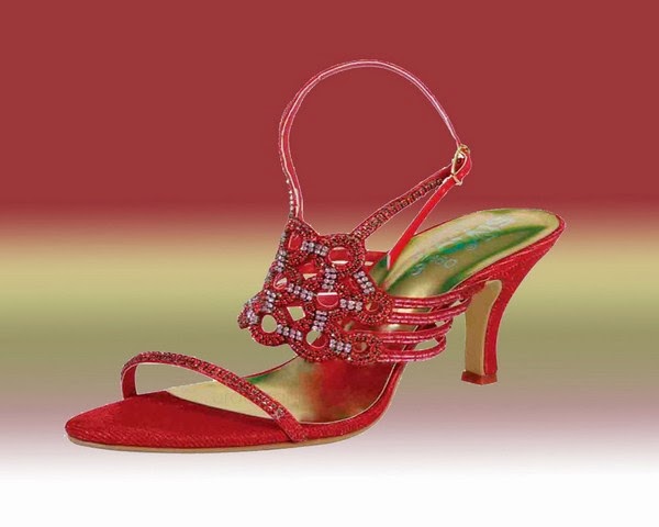 bridegroomfashion: Red Bridal High Heel Shoes Collection