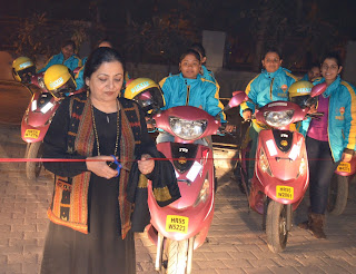 Bikxie launches the country’s first women-only two-wheeler taxi service, Bikxie Pink