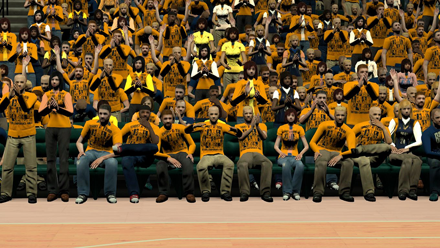 NBA 2K14 Indiana Pacers Playoffs Crowd