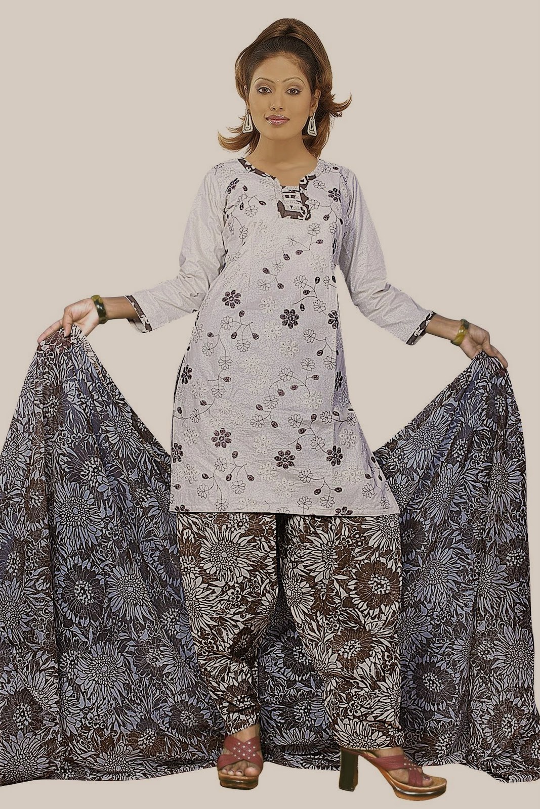 Latest 2012 Cotton Salwar Kameez Suit Ladies Fashion Style