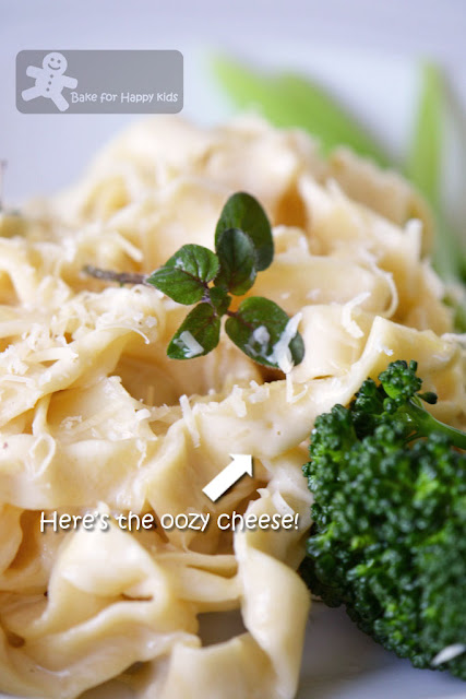 fresh tagliatelle sprouting broccoli oozy cheese sauce 