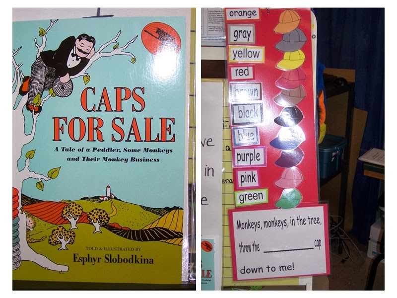 Mrs. Arsenault's Kindergarten Caps for Sale.