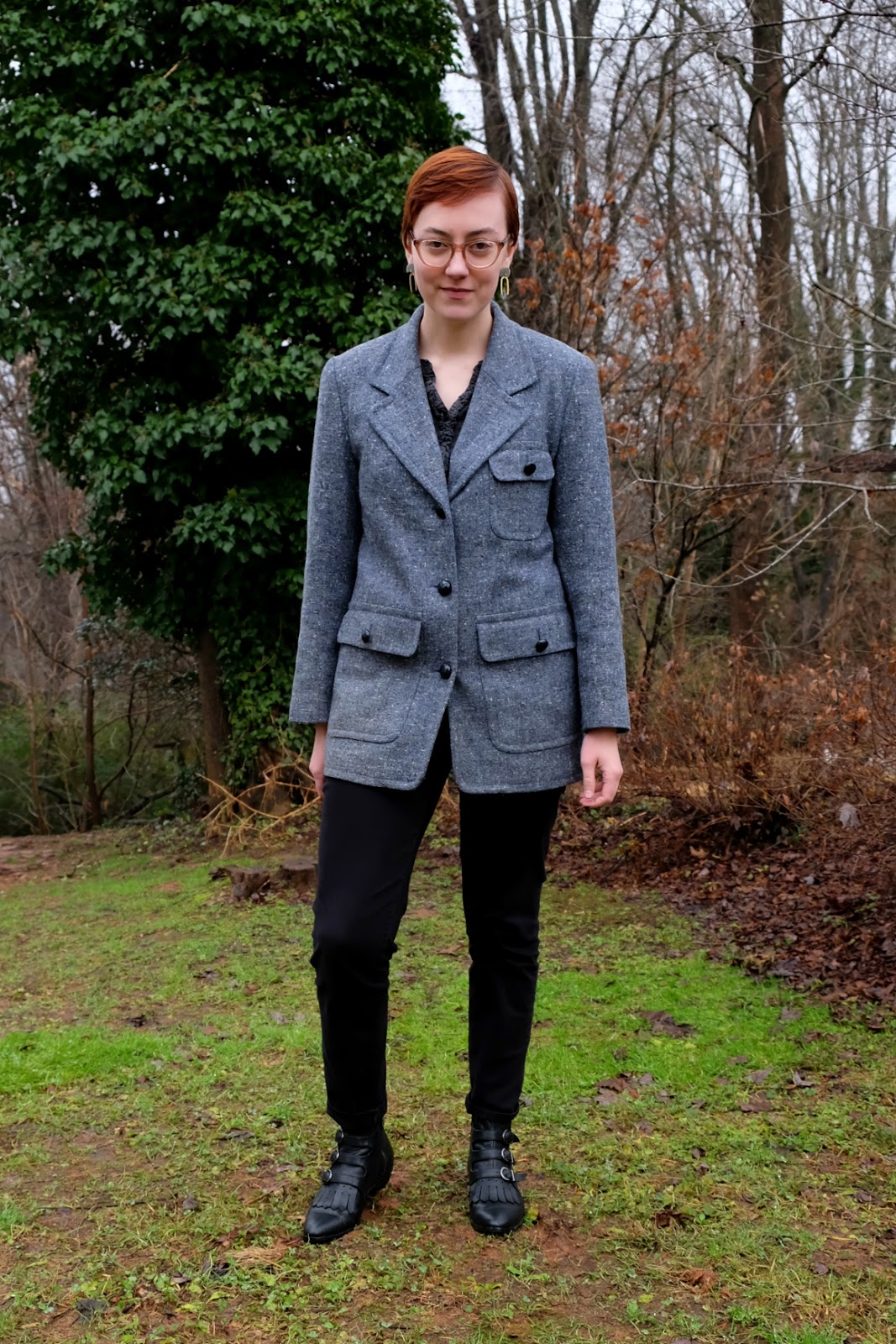 thrifted ll bean blazer thrifted style stylewise-blog.com thrifted ll bean blazer thrifted style stylewise-blog.com