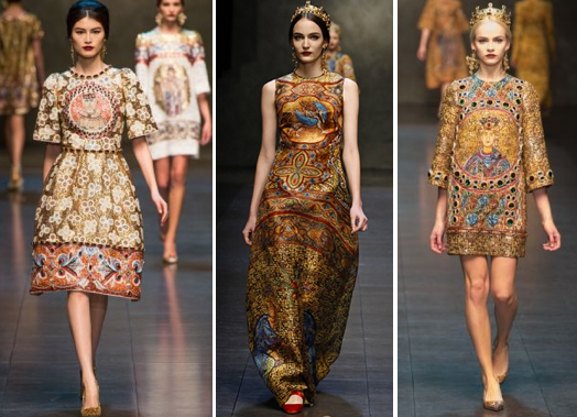 Byzantine Art meets Fashion