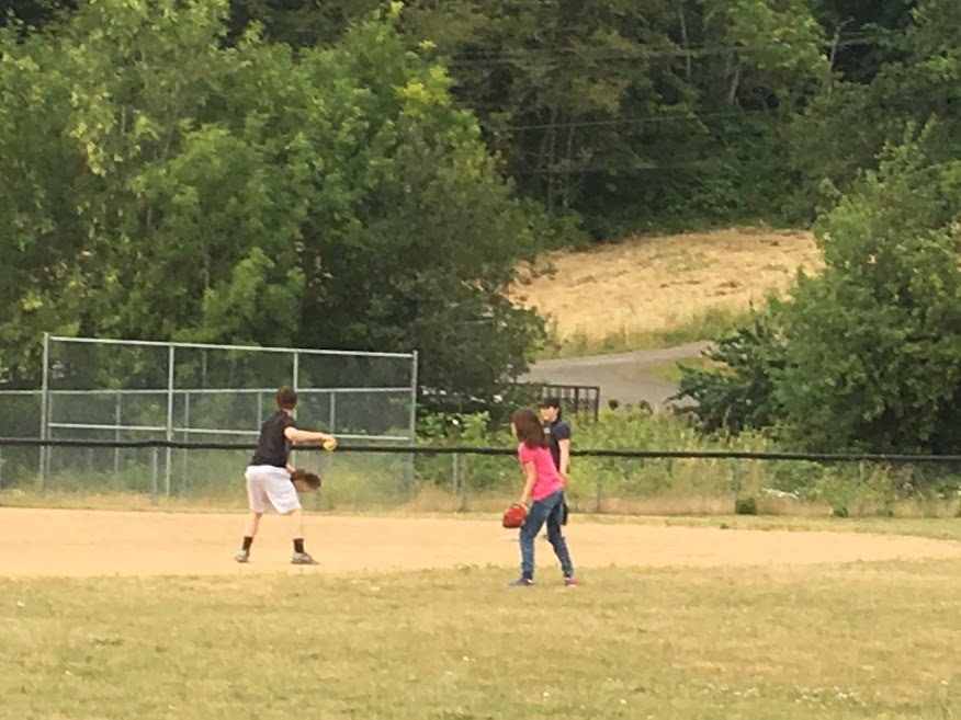 "We love because He first loved us" All Ages Slow Pitch Softball Game