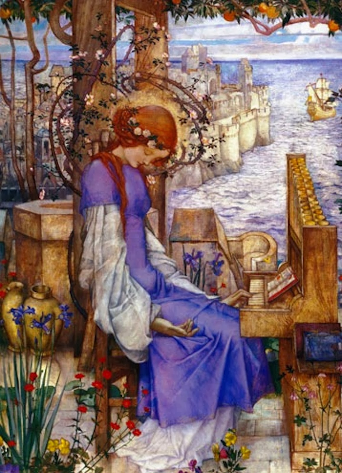 Edward Reginald Frampton ~ Pre-Raphaelite painter | Tutt'Art@ | Pittura