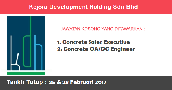 Jawatan Kosong di Kejora Development Holding Sdn Bhd Jawatan Kosong di Kejora Development Holding Sdn Bhd