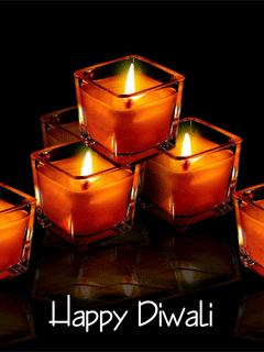 Happy Diwali 2015 Candles Lantern Light Gif Photos Download with Animations